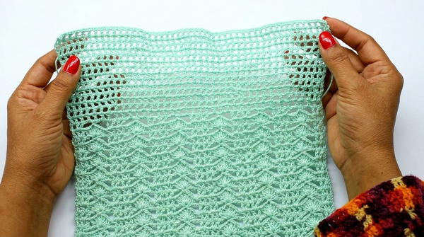 Amanda cotton sweatercrochet cotton sweater 5