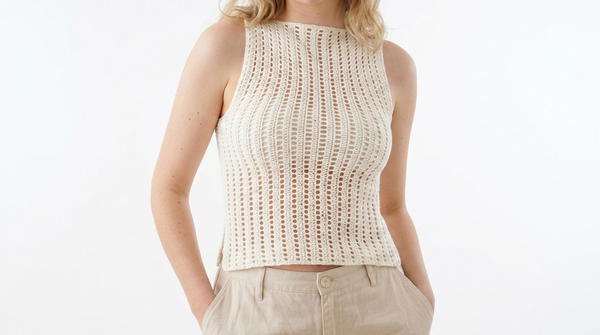 Beginner Friendly Basic Crochet Tank Top 2