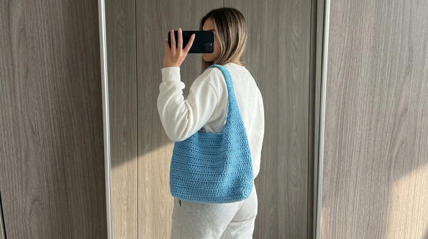 Crochet Basic Tote Bag Tutorial Step by Step tutorial 2