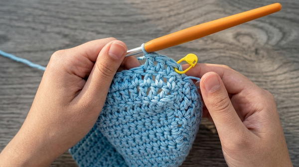 Crochet Basic Tote Bag Tutorial Step by Step tutorial 5
