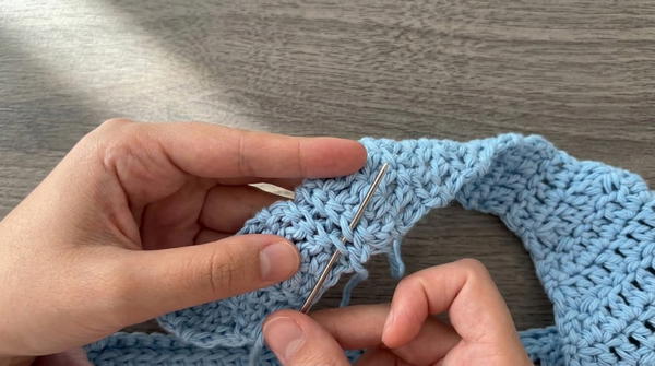 Crochet Basic Tote Bag Tutorial Step by Step tutorial 6