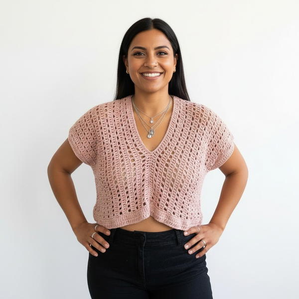 Crochet Blouse - Step by Step - Easy Level 9