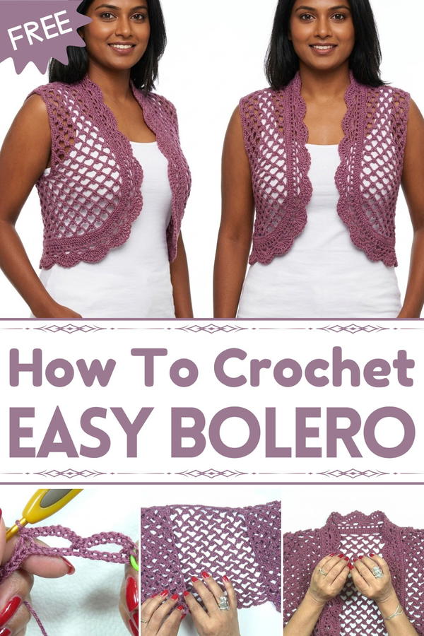 Crochet Bolero “Sabor a mi” Model- STEP-BY-STEP TUTORIAL 1