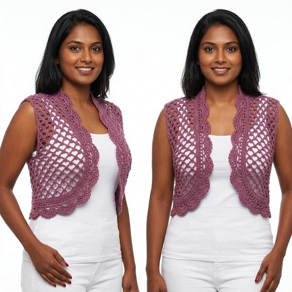 Crochet Bolero “Sabor a mi” Model- STEP-BY-STEP TUTORIAL 9