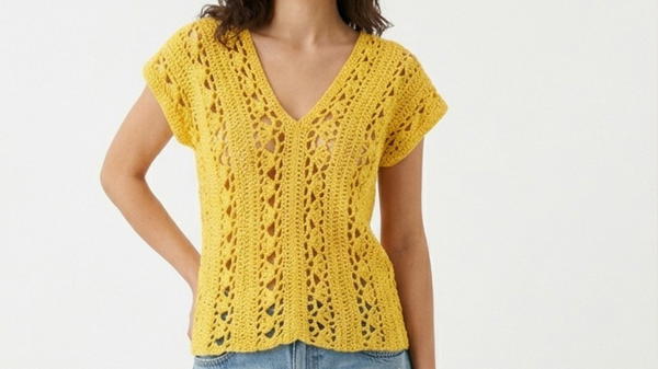 Crochet Crochet summer top easy and quick, step-by-step tutorial easy and quick, step-by-step tutorial 2
