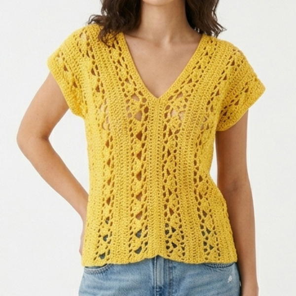 Crochet Crochet summer top easy and quick, step-by-step tutorial easy and quick, step-by-step tutorial 9
