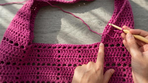 Crochet Everyday Tote Bag Tutorial 7