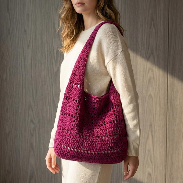 Crochet Everyday Tote Bag Tutorial 9