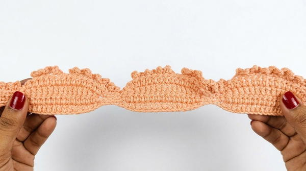 Crochet Hair Bow 🎀 Tutorial cute and Aesthetic crochet Bow Tutoria 6