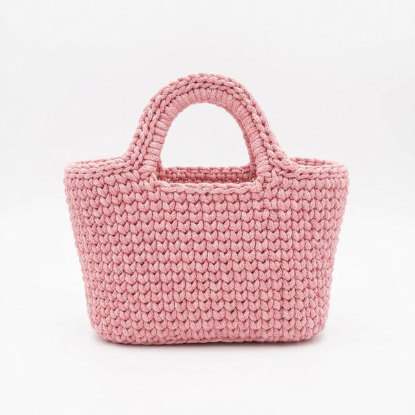 Crochet Handle Bag Full Tutorial 9