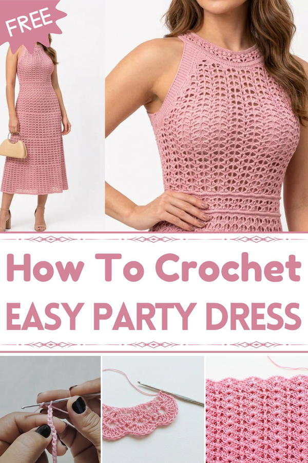 Crochet Party Dress 1