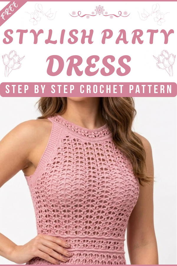 Crochet Party Dress 8