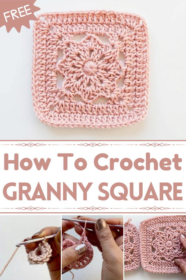 Crochet Pattern - Beautiful & Easy Granny Square 1