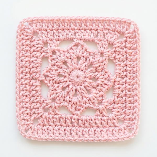 Crochet Pattern - Beautiful & Easy Granny Square 8