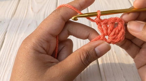 Crochet Puff Stitch Shawl 3