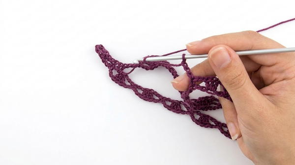 Crochet Sea Drops T-Shirt Tutorial 3