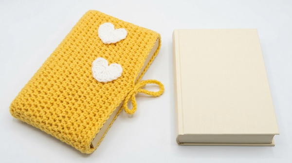 Crochet book cover 2