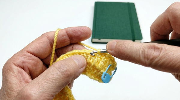 Crochet book cover 3