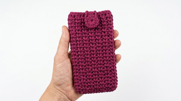 Crochet cell phone holder 2