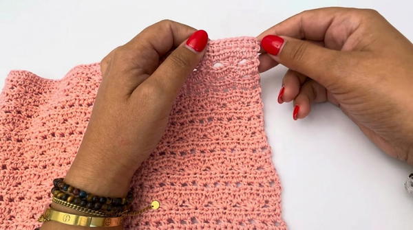 EASY CROCHET TUTORIAL Beginner Summer Top Adjustable Size XS to X 4