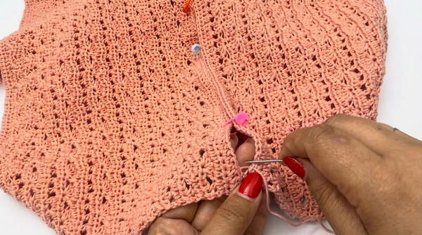 EASY CROCHET TUTORIAL Beginner Summer Top Adjustable Size XS to X 5