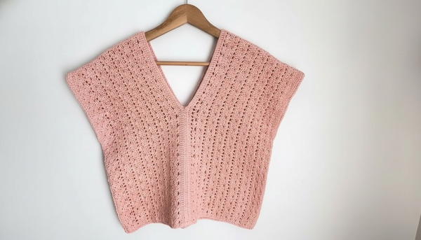 EASY CROCHET TUTORIAL Beginner Summer Top Adjustable Size XS to X 6