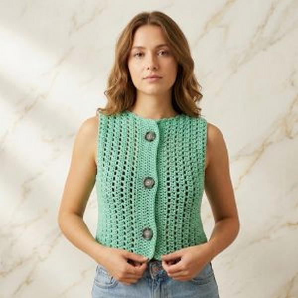 Easy Crochet Vest Tutorial No Sewing + Detailed Instructions Adnan Done 8