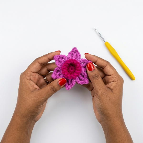 Easy Daffodil Crochet Flower Tutorial Beginner Friendly 8