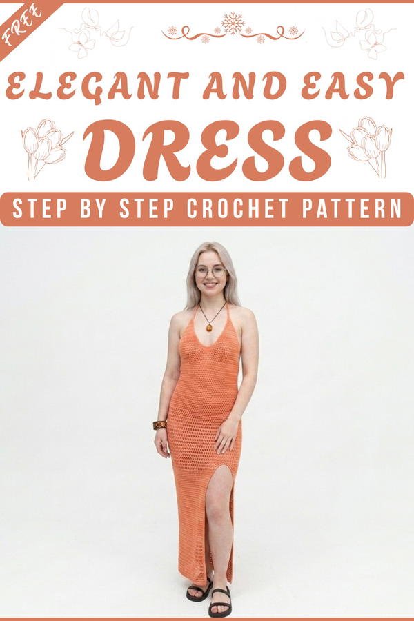 Elegant Crochet Dress - Easy 7