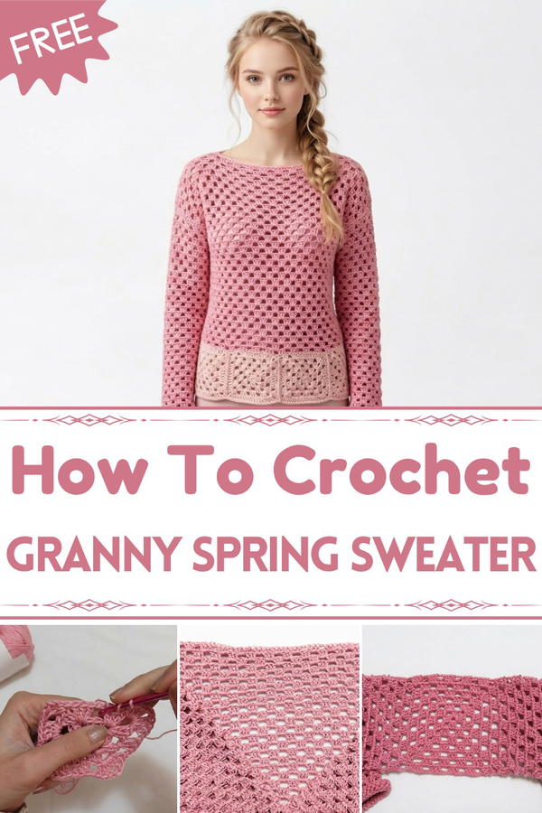 Granny Spring Sweater - Size M 1