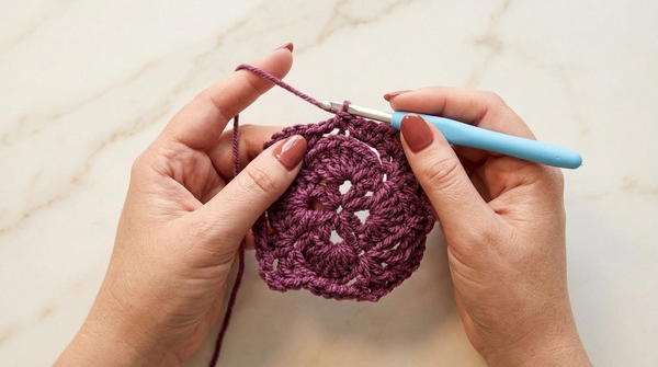 How-to-Crochet-a-Shell-stitch-squareblanket-4