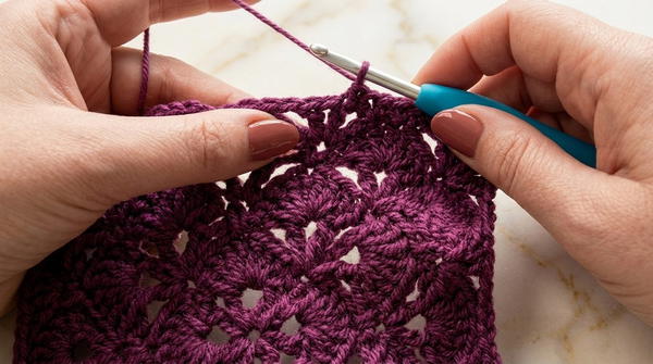 How-to-Crochet-a-Shell-stitch-squareblanket-6