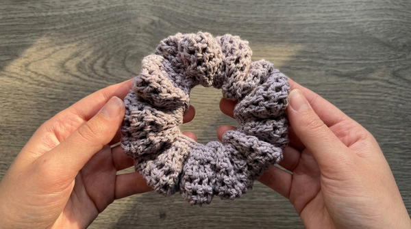 How to crochet scrunchie tutorial fast & easy crochet project 2