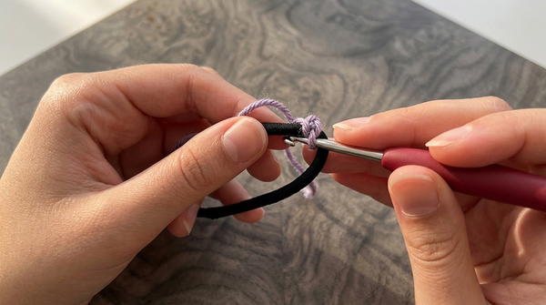 How to crochet scrunchie tutorial fast & easy crochet project 3
