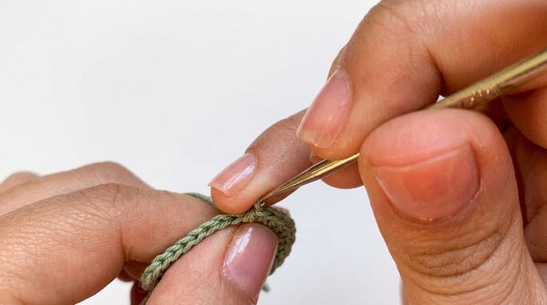 Irish Crochet Branch with Queen Yarn 3