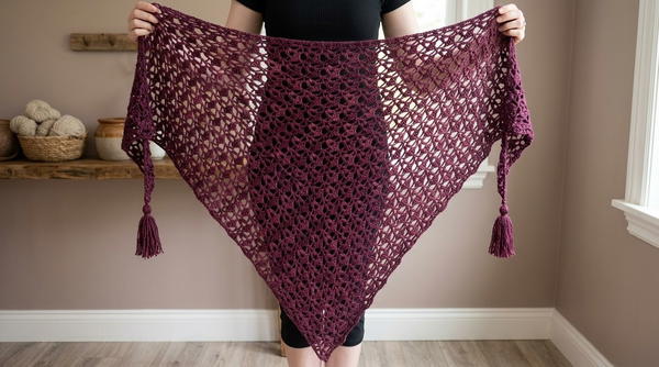 Rua Lace Crochet Shawl 2