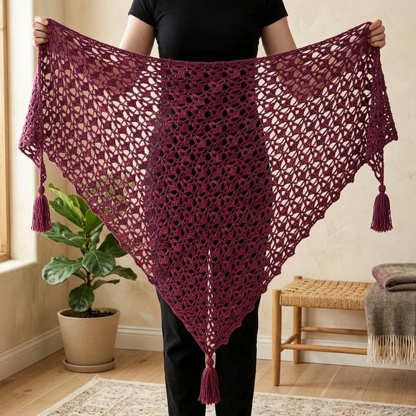 Rua Lace Crochet Shawl 8