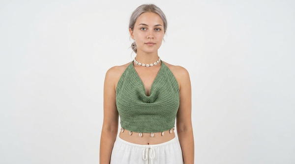 Simple Crochet Top Tutorial - Suitable for Beginners 2