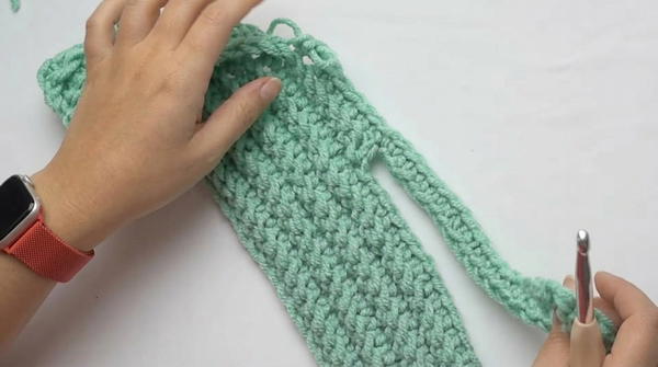 Super Easy Seamless Chunky TurtleNeck Cowl 4