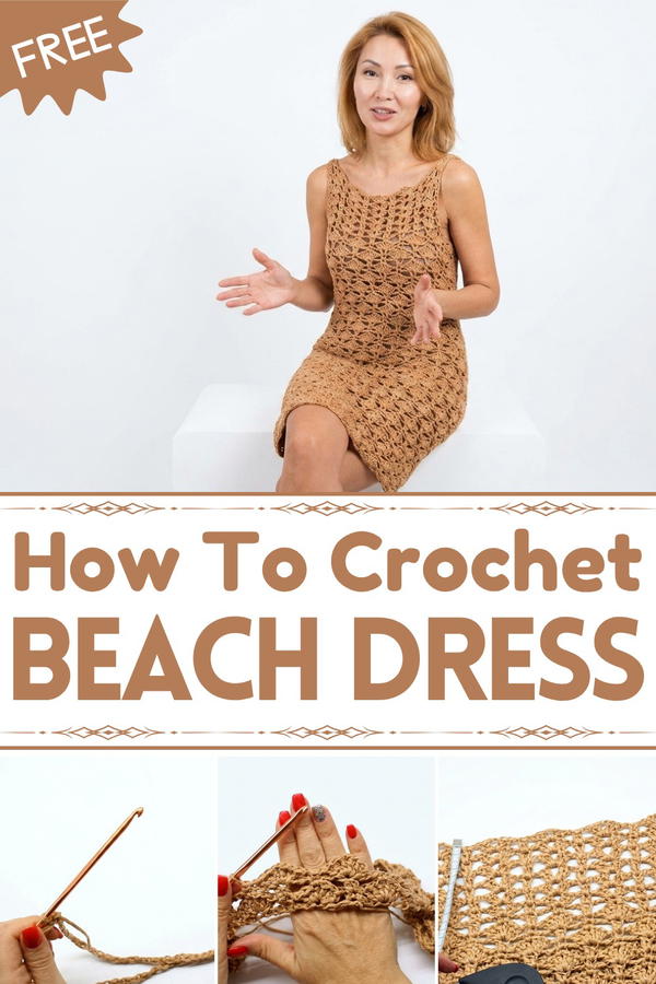 TUTORIAL No-Sew Crochet Beach Dress 1