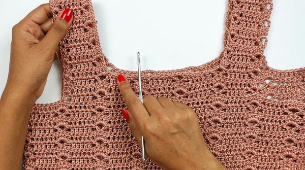 TUTORIAL Nora tank top easy to make 5