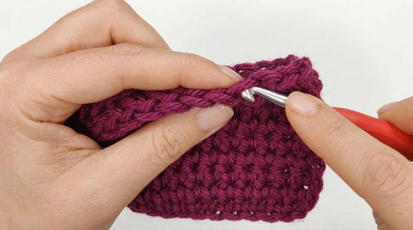 Top down crochet dog sweater 4