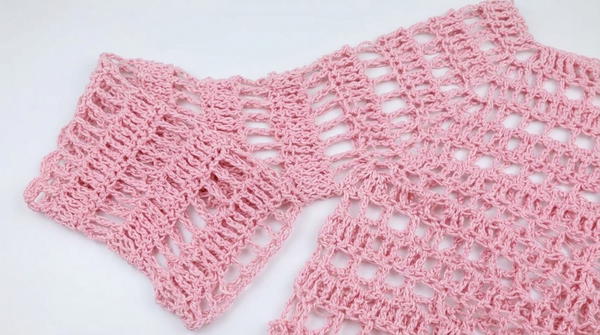 Treble Crochet Mesh Top In-depth Tutorial - FREE Pattern XS to XXL 7
