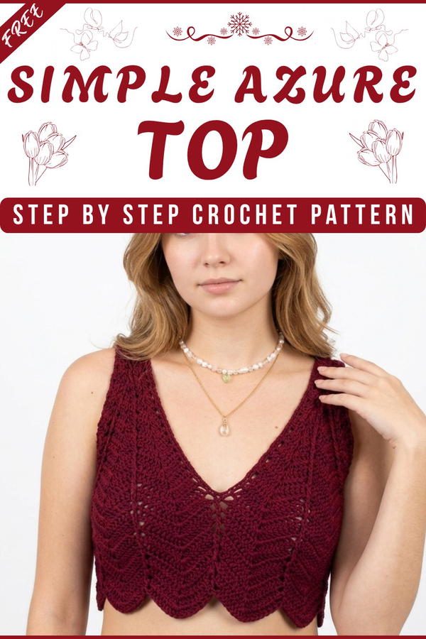 Tutorial Azure Crochet Top 7