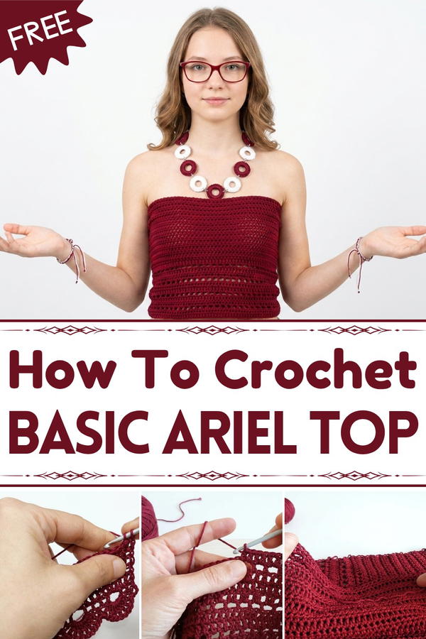 basic Crochet Ariel top 1