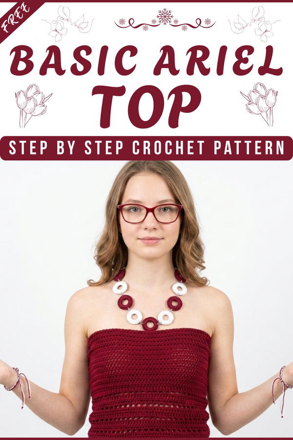 basic Crochet Ariel top 7