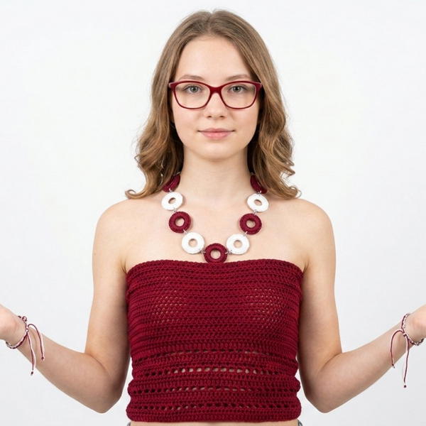 basic Crochet Ariel top 8