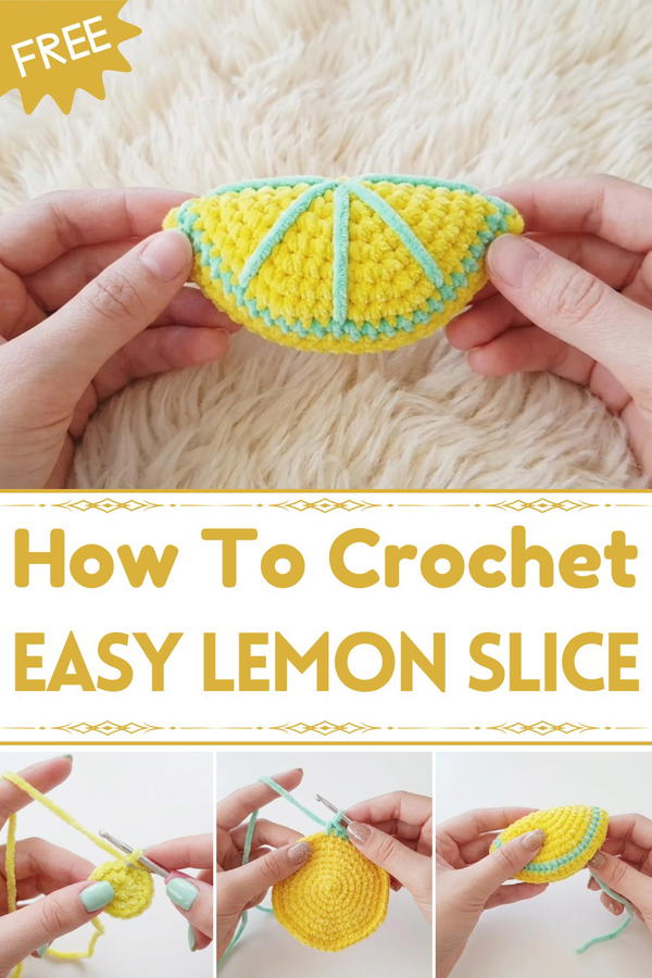 AMIGURUMI LEMON SLICE 1