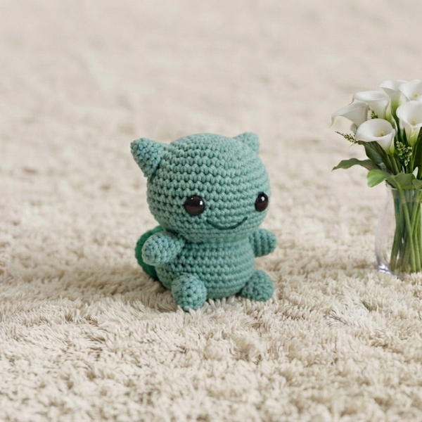 Bulbasaur Amigurumi Crochet Tutorial 10