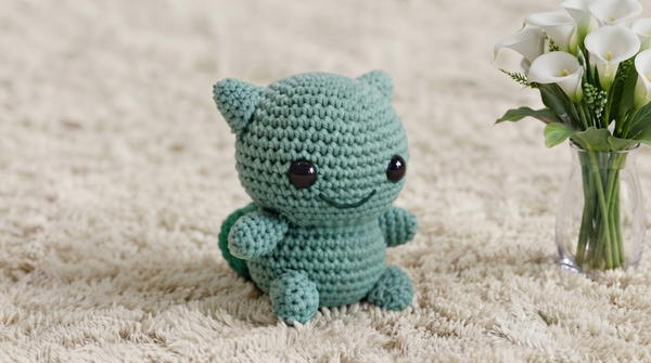 Bulbasaur Amigurumi Crochet Tutorial 2